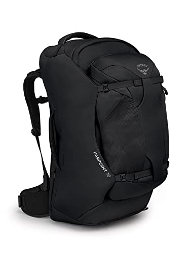 Osprey Farpoint 70L Travel Backpack for Men in Black