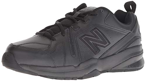 New Balance Men's 608 V5 Casual Comfort Cross Trainer - Black/Black, Size 12 Wide