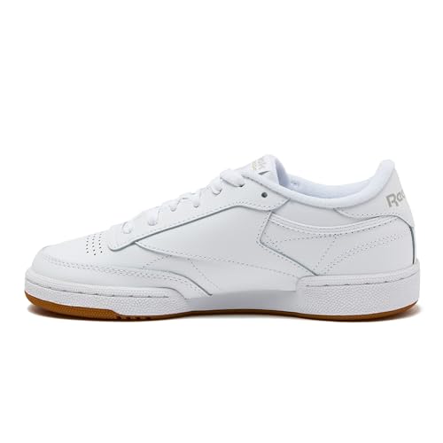 Reebok Women's Club C 85 Tennis Sneakers - White/Light Grey/Gum - Image 3