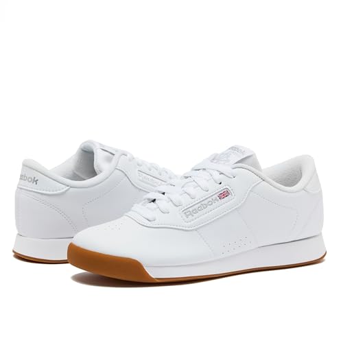 Reebok Women's Princess Sneakers - White/Gum (9.5 Wide US) - Image 7