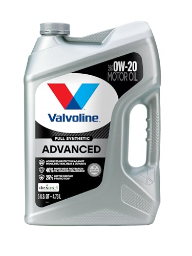 Valvoline Advanced Full Synthetic SAE 0W-20 Motor Oil - 5 QT