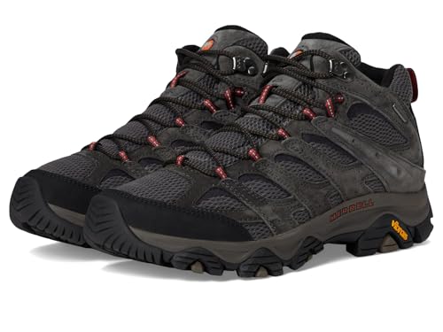 Merrell Men's Moab 3 Mid Waterproof Hiking Boot, Beluga, 13