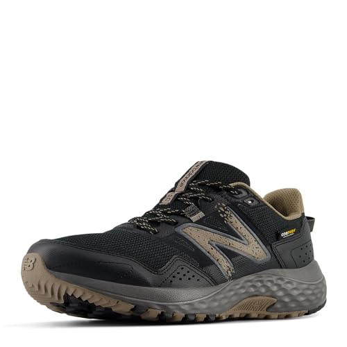 New Balance Men's 410 V8 Trail Running Shoe - Black, 7 Wide