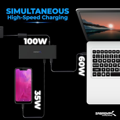 SABRENT USB Type C Dual 4K Universal Docking Station - Image 3