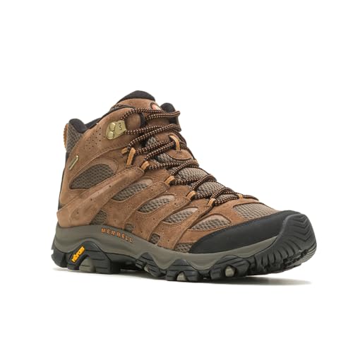 Merrell Men's Moab 3 Mid Waterproof Hiking Boot - Earth, Size 10.5 - Image 3