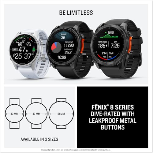 Garmin fēnix® 8 – Premium Multisport GPS Smartwatch - Image 8