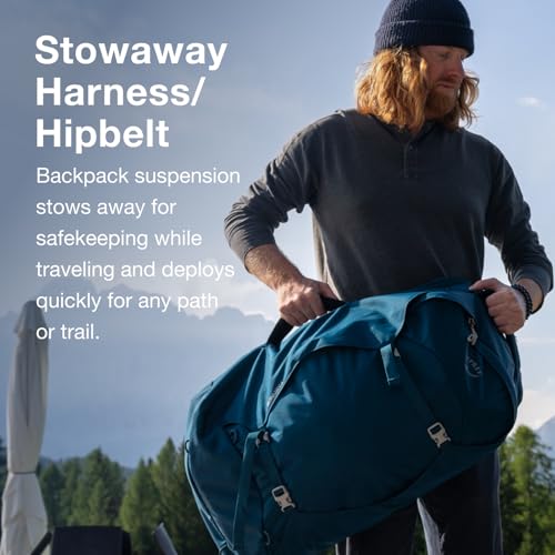 Osprey Farpoint 70L Travel Backpack for Men in Black - Image 4