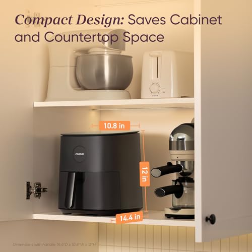 COSORI 9-in-1 Air Fryer, Compact 5-Qt with 450°F Max Heat - Image 3
