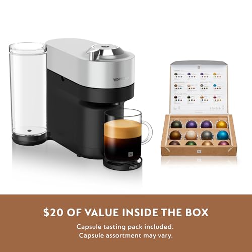 Nespresso Vertuo Pop+ Deluxe with Aeroccino - Silver - Image 8