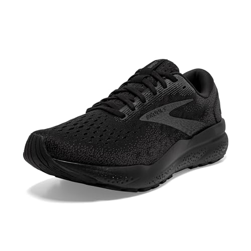 Brooks Men’s Ghost 16 Neutral Running Shoe - Black/Black/Ebony