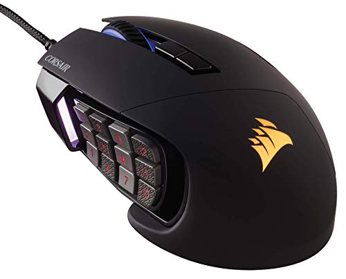 Corsair SCIMITAR RGB ELITE Gaming Mouse - 18,000 DPI & 17 Programmable Buttons - Image 9