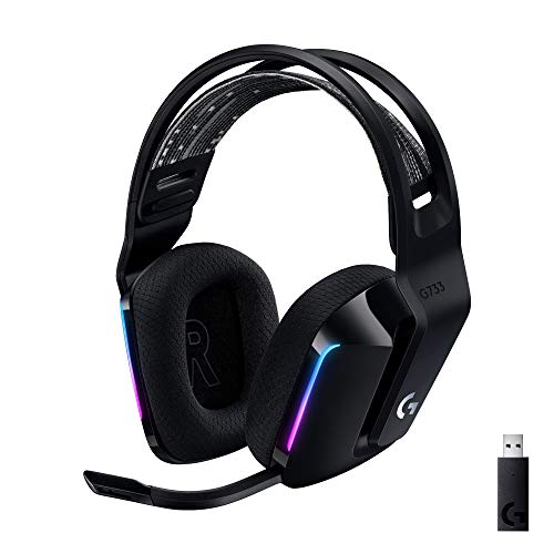 Logitech G733 Wireless RGB Gaming Headset - Black