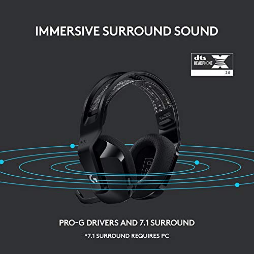 Logitech G733 Wireless RGB Gaming Headset - Black - Image 10