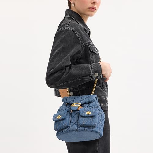 Coach Women's Tabby Backpack BAC, Indigo, One Size - Image 5