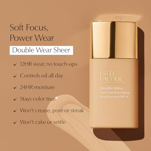 Estée Lauder Double Wear Sheer Matte Foundation SPF 19, 8N1 Espresso - Image 6
