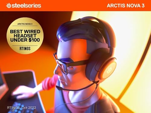 SteelSeries Arctis Nova 3 Gaming Headset - Multi-Platform Audio Experience - Image 3