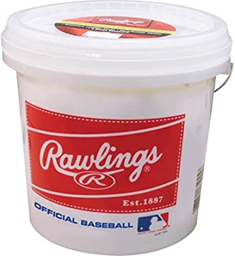 Rawlings Official League Practice Baseballs for Youth 8U | Bucket of 24 - Image 3