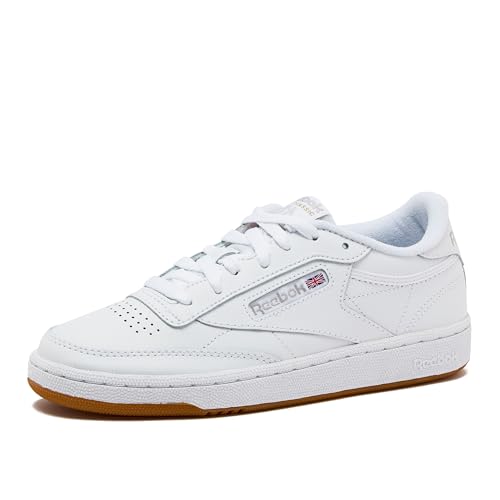 Reebok Women's Club C 85 Tennis Sneakers - White/Light Grey/Gum