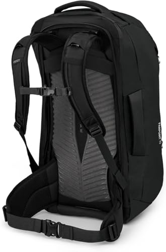 Osprey Farpoint 70L Travel Backpack for Men in Black - Image 7