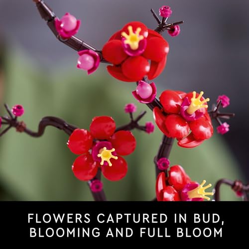 LEGO Botanicals Plum Blossom Building Set for Adults - Image 4