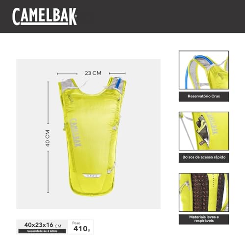 CamelBak Classic Bike Hydration Pack - 70oz, Safety Yellow - Image 2