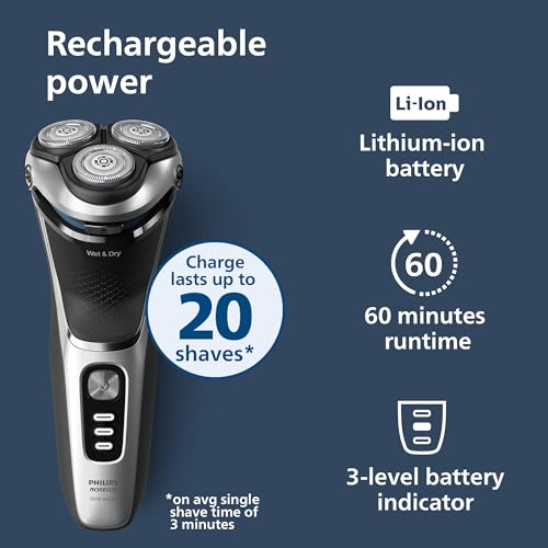 Philips Norelco Shaver 3900 Series - Wet/Dry Electric Shaver - Image 7