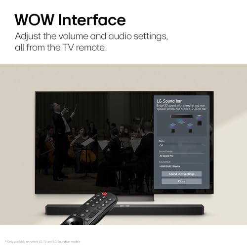 LG S40T Soundbar with Wireless Subwoofer & AI Sound Pro - Image 4