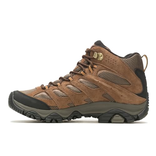 Merrell Men's Moab 3 Mid Waterproof Hiking Boot - Earth, Size 10.5 - Image 6