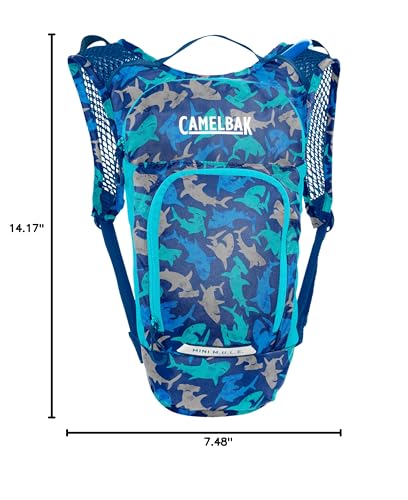 CamelBak Mini M.U.L.E. Kids Hydration Backpack - 50oz, Sharks - Image 8