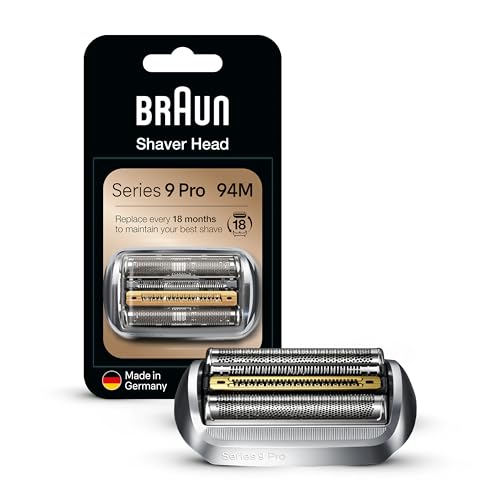 Braun Electric Shaver Head Replacement 94M for Series 9 Pro & 9 Razors