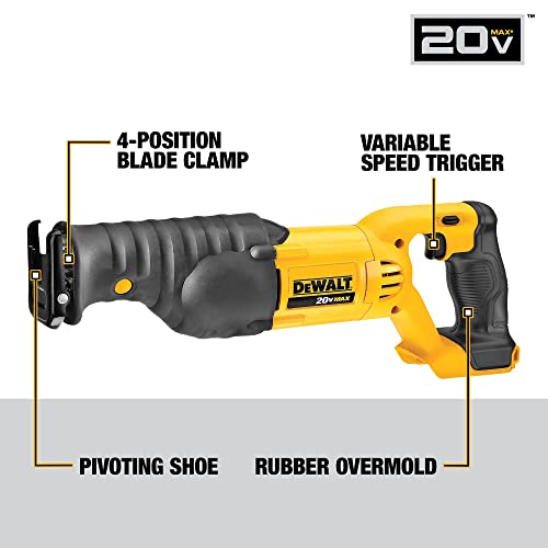 DEWALT 20V MAX Reciprocating Saw - High Performance Cutting Tool - Image 4