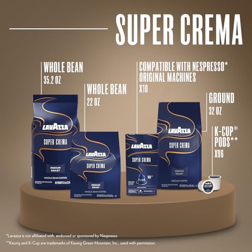 Lavazza Super Crema Whole Bean Coffee - 2.2 lb - Image 6