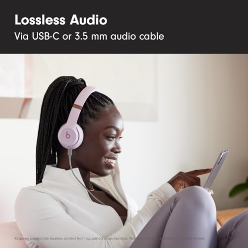 Beats Solo 4 - Wireless Bluetooth Headphones, Cloud Pink - Image 6