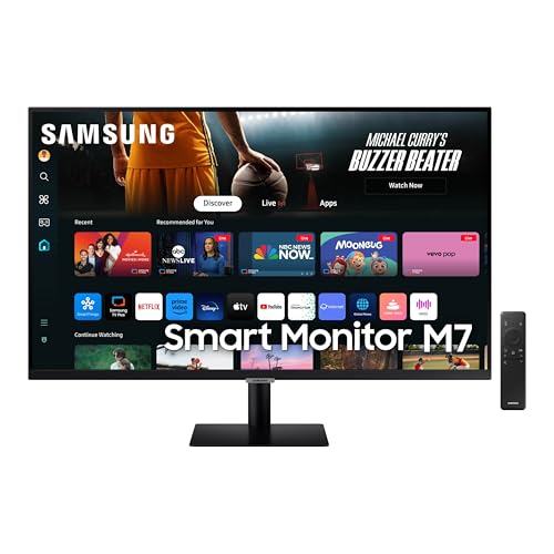Samsung 32-inch M7 4K UHD Smart Monitor with Streaming & Gaming Hub