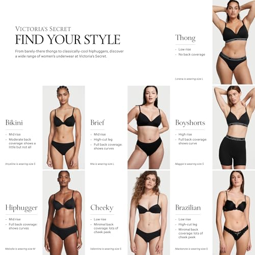 Victoria's Secret Women's Cotton Bikini Underwear, Multi Pack - Image 5