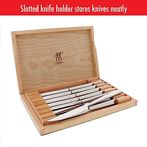 ZWILLING 8-Piece Razor-Sharp German Steak Knife Set - Image 8