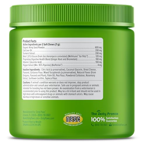 Zesty Paws Dog Allergy Relief - Soft Chews for Skin, Digestion, & Seasonal Allergies - Image 5