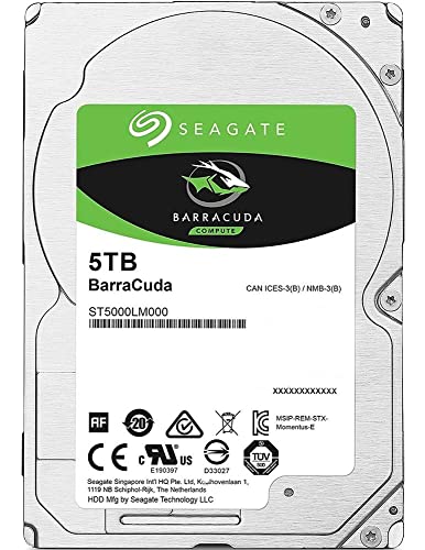 Seagate BarraCuda 5TB Internal Hard Drive – 2.5 Inch SATA HDD
