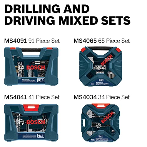 BOSCH MS4091 91-Piece Drilling and Driving Mixed Set - Image 9