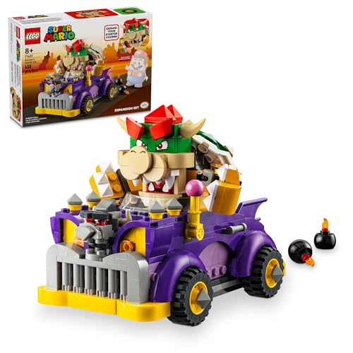 LEGO Super Mario Bowser’s Muscle Car Expansion Set, Ages 8+