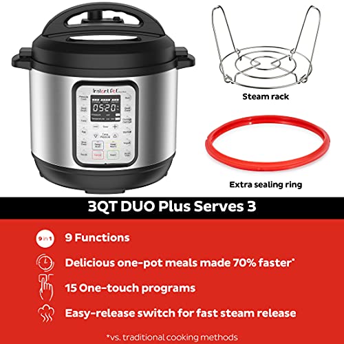 Instant Pot Duo Plus 9-in-1 Electric Pressure Cooker - 3 Quart - Image 2