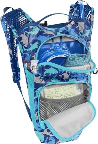 CamelBak Mini M.U.L.E. Kids Hydration Backpack - 50oz, Sharks - Image 6