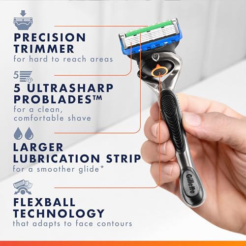 Gillette ProGlide Razor Refills for Men - 12 Blade Refills - Image 3