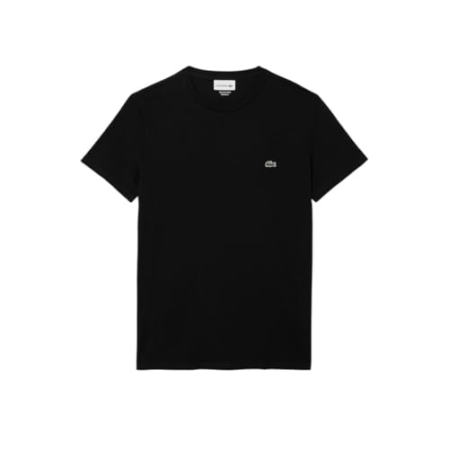 Lacoste Pima Cotton Crew Neck T-Shirt, Black, Medium - Image 5