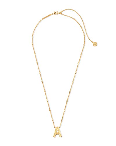 Kendra Scott Letter A Pendant Necklace - 14k Gold-Plated - Image 2
