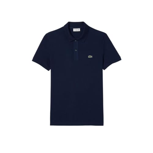 Lacoste Men's Slim Fit L12.12 Pique Polo - Navy Blue, X-Large - Image 5