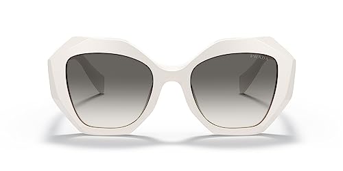 Prada PR 16WS Women's Sunglasses Talc/Grey Gradient 53 - Image 4
