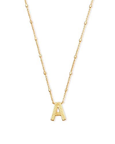 Kendra Scott Letter A Pendant Necklace - 14k Gold-Plated