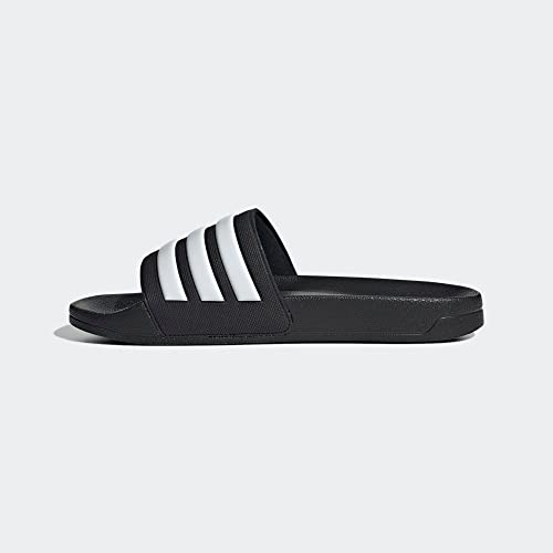 Adidas Adilette Shower Slides - Core Black/White - Image 7