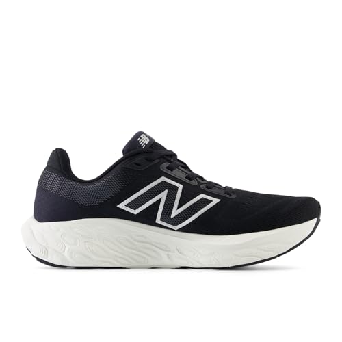 New Balance Women's W880V14 Running Shoe - Black/Sea Salt/Silver Metallic - Image 8